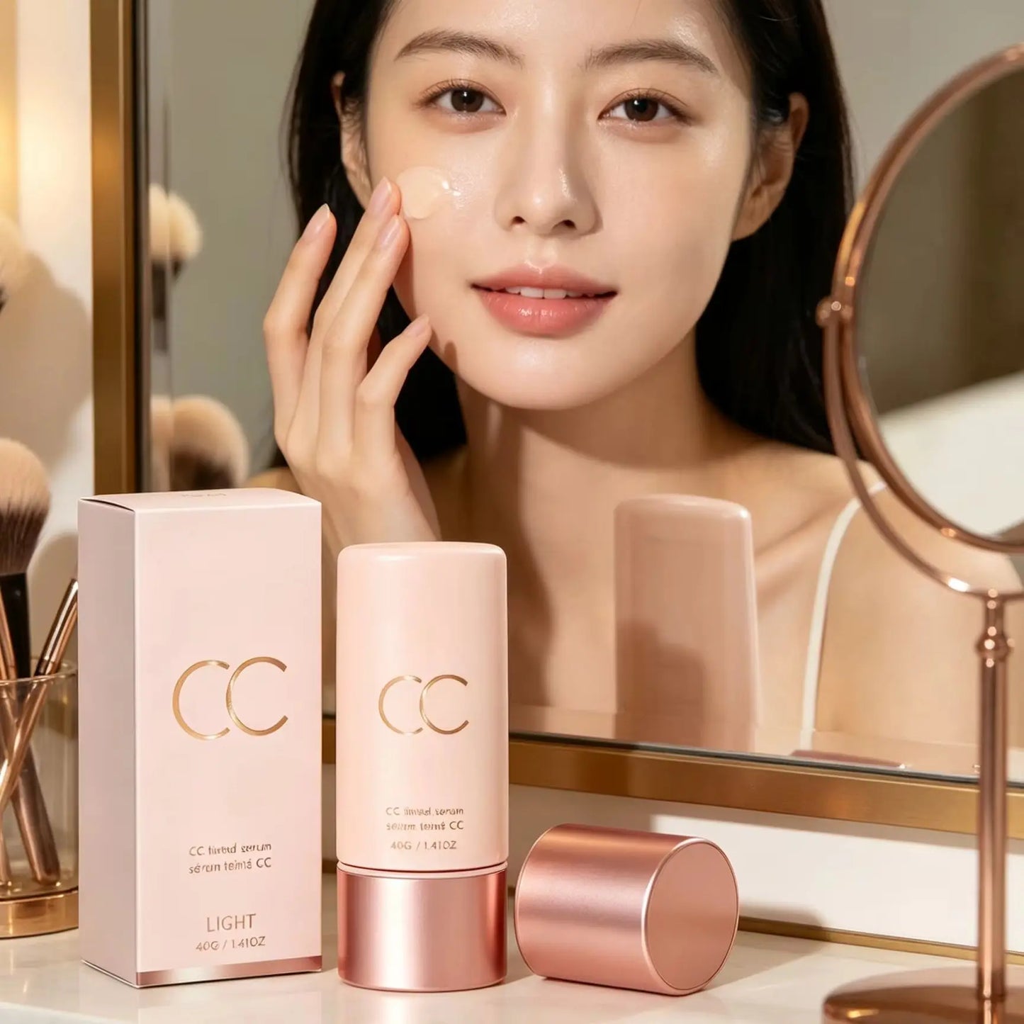 CC Cream Cover Blemishes Redness Glow Face Makeup