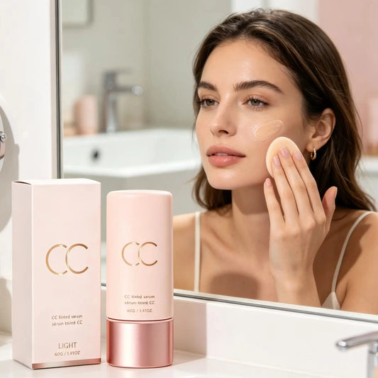 CC Cream Cover Blemishes Redness Glow Face Makeup