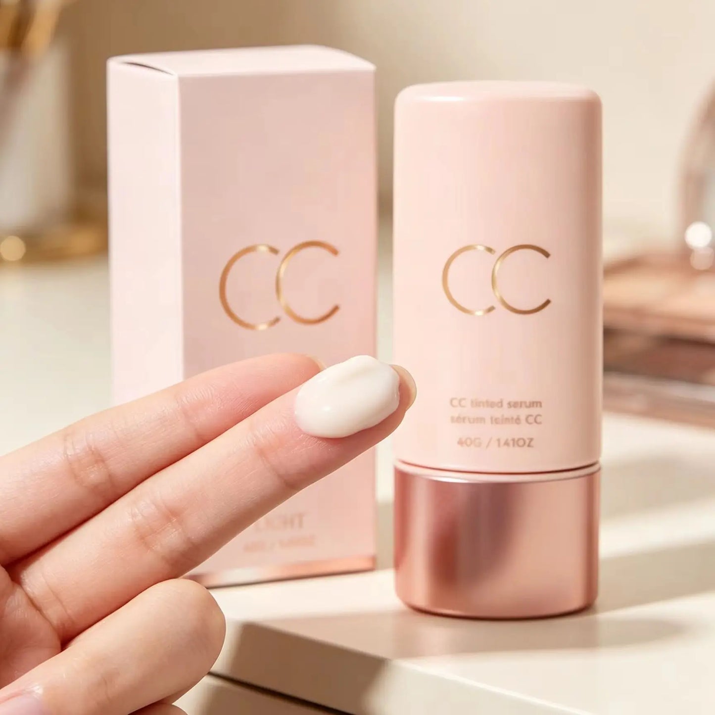 CC Cream Cover Blemishes Redness Glow Face Makeup