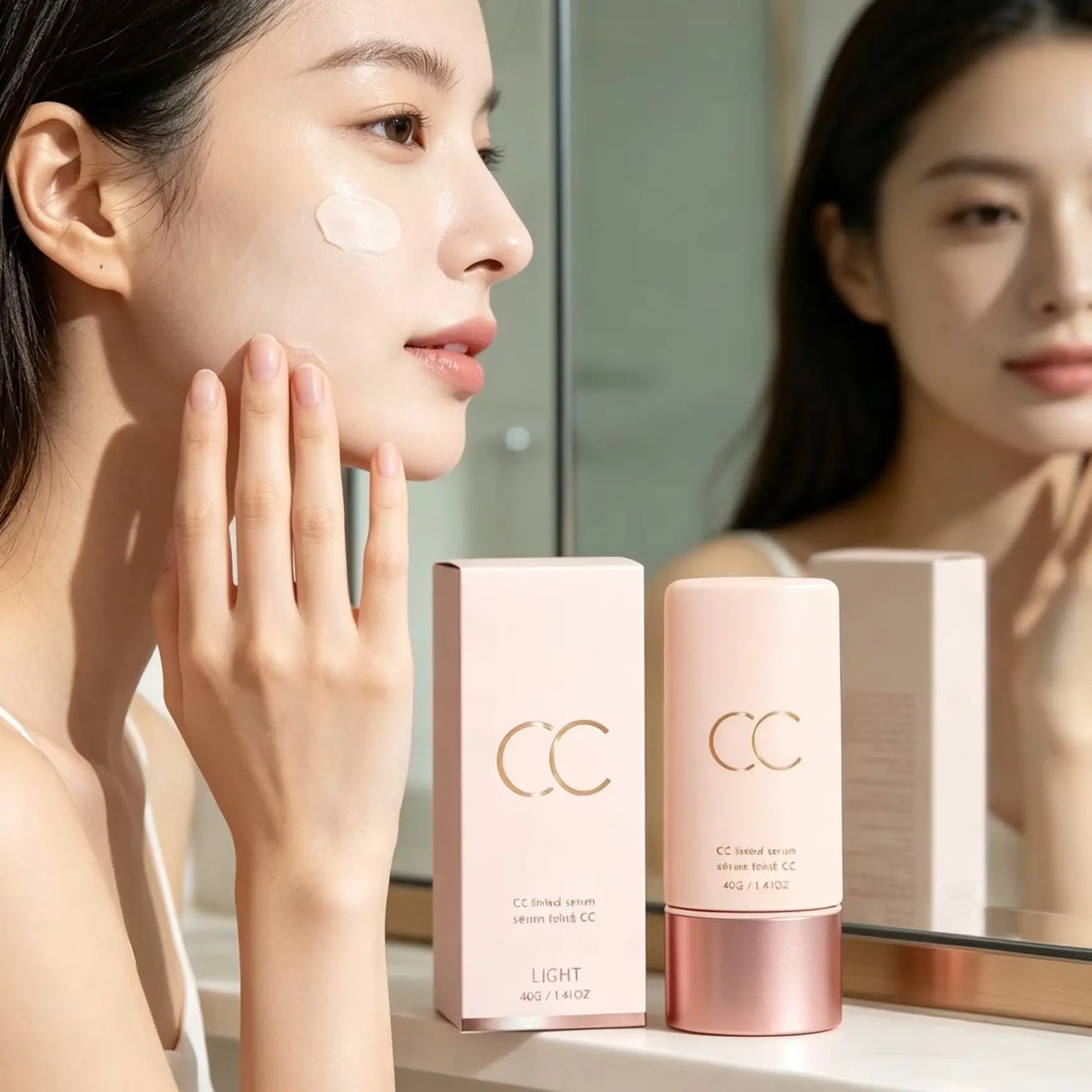CC Cream Cover Blemishes Redness Glow Face Makeup