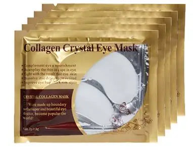 20Pcs=10Pairs Gold Collagen Crystal Eye Mas