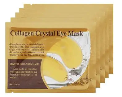 20Pcs=10Pairs Gold Collagen Crystal Eye Mas