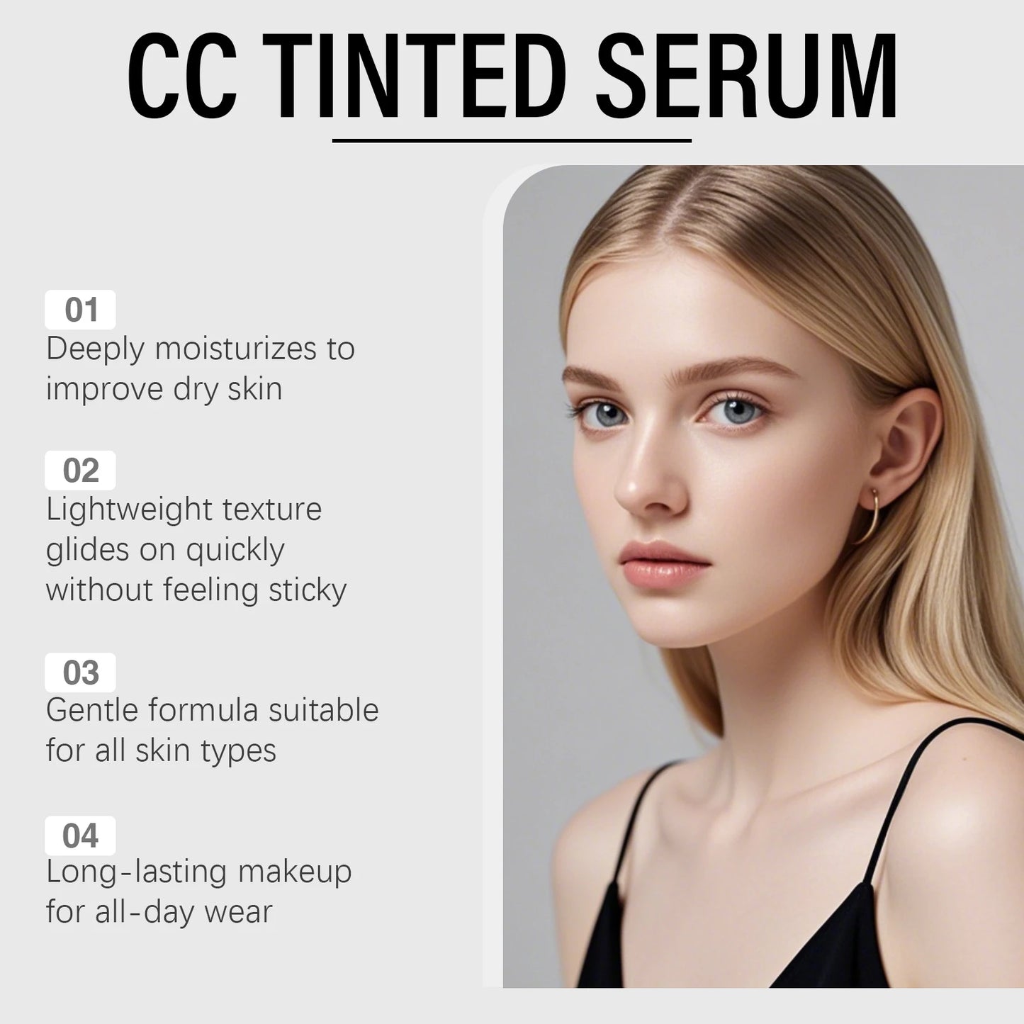 CC Cream Cover Blemishes Redness Glow Face Makeup
