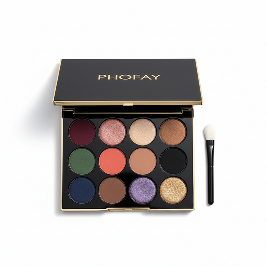 PHOFAY 12 Color Eyeshadow Palette